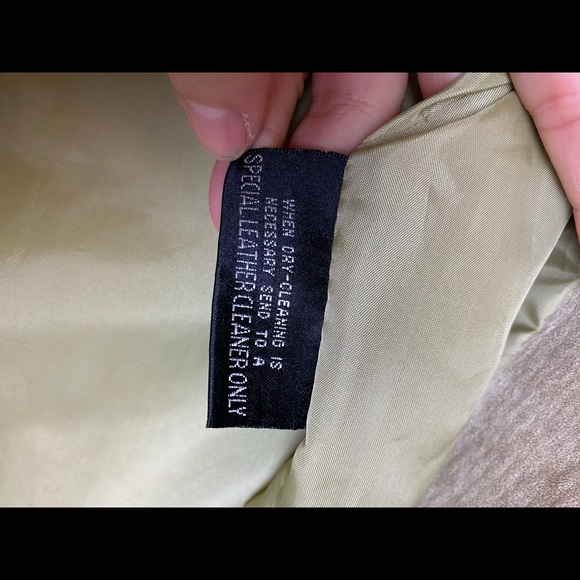 RARE WILSONS LEATHER FRINGE COAT sz 1X - Picture 7 of 8